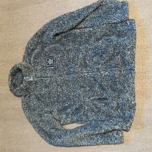 Disney Parks Jacket XS Sherpa Fleece Zip Up Zipper Logo Pockets Coat Mickey